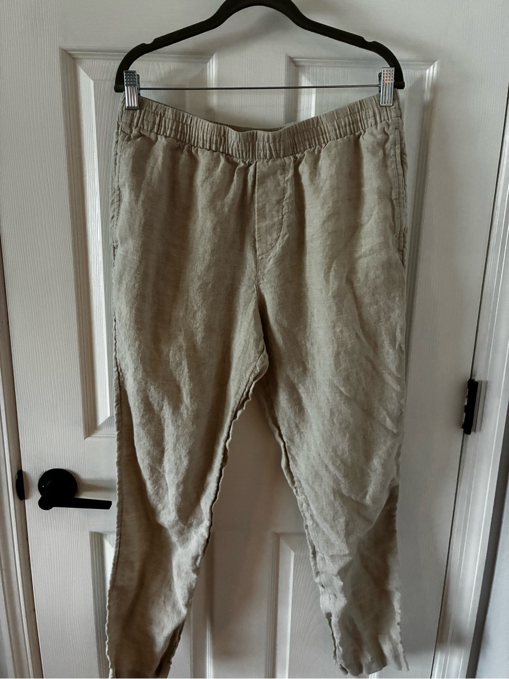 H&M Men's Linen-Blend Chinos — Tan